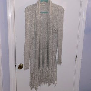 Long Fuzzy Abercrombie Sweater
